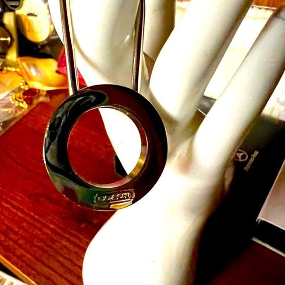 NWOT Gorgeous Blue Coach Lock Bag Charm. - Picture 2 of 2